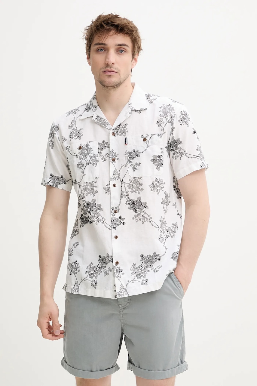 Superdry  Košile s příměsí lnu