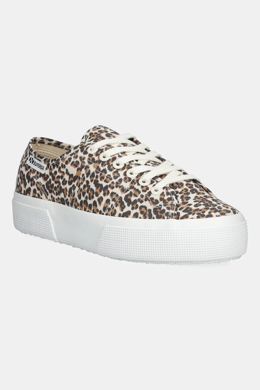 Superga  Tenisky  PLATFORM LEOPARD PRINT LE