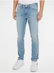 Světle modré pánské straight fit džíny Tommy Jeans - Pánské