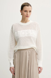 Svetr BOSS Orange dámský, béžová barva, 50510202