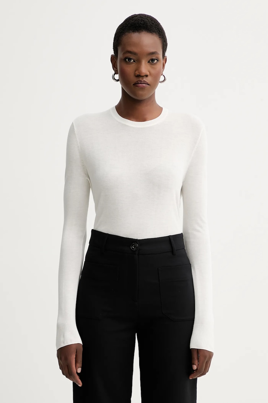 Svetr Calvin Klein dámský, béžová barva, LV044C339G