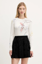 Svetr Desigual ARTY dámský, béžová barva, 25WWJF33