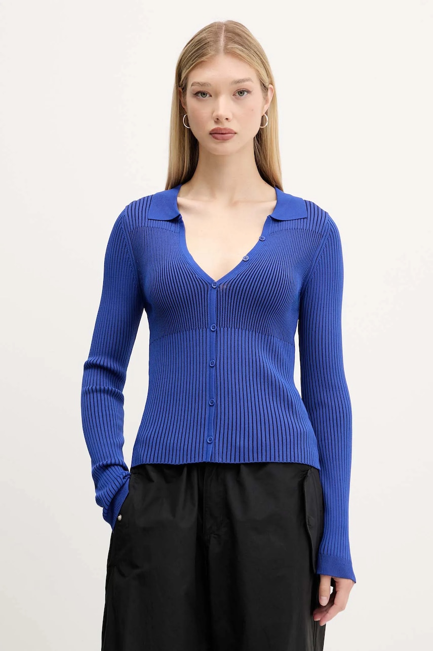 Svetr Desigual BETHEL dámský, modrá barva, 25WWJF29