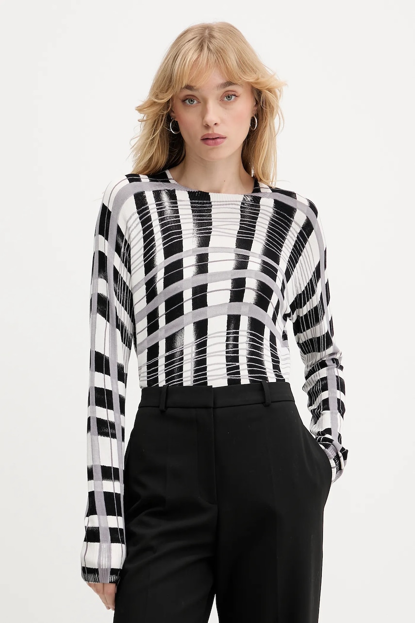 Svetr Desigual NORUEGA dámský, černá barva, 25WWJF41