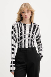 Svetr Desigual NORUEGA dámský, černá barva, 25WWJF41