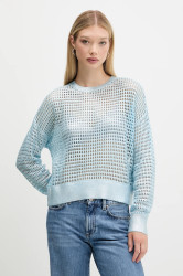 Svetr Desigual WHISTLER dámský, modrá barva, 25WWJF40