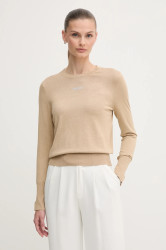 Svetr Dkny dámský, béžová barva, DJ5R0743