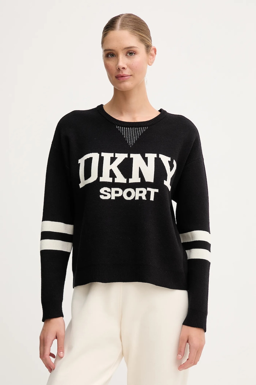 Svetr Dkny dámský, černá barva, DP5R0749