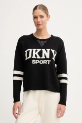 Svetr Dkny dámský, černá barva, DP5R0749