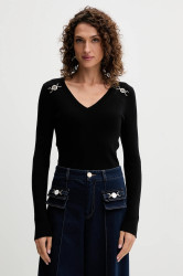 Svetr Fracomina dámský, černá barva, FR25WT7025K43301
