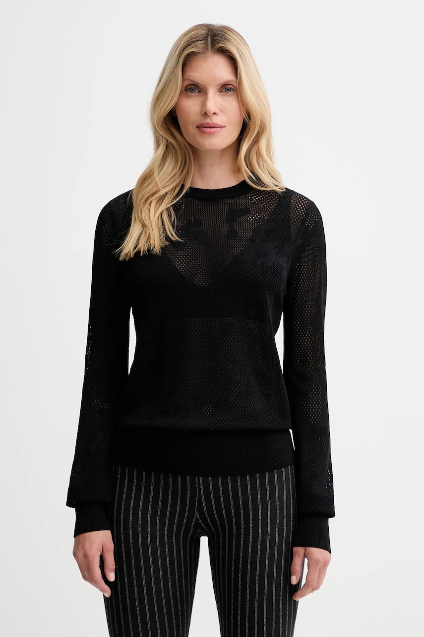 Svetr G-Star Pointelle dámský, černá barva, D27724-B754