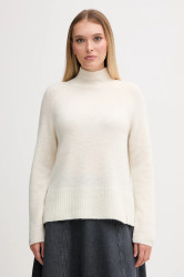 Svetr Gaudi dámský, béžová barva, s golfem, 521FD53011