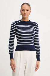 Svetr Guess HELEN dámský, tmavomodrá barva, W5BR36 Z0422