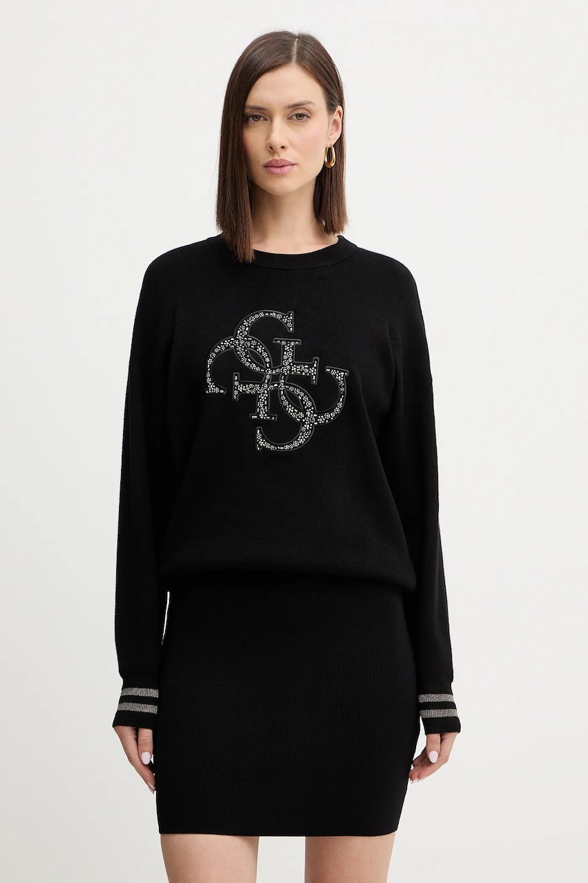 Svetr Guess SYLVIE dámský, černá barva, W5BR42 Z26I2