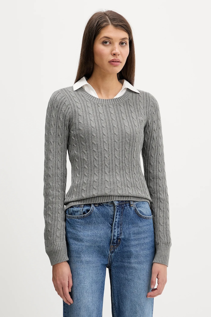 Svetr Hollister Co. dámský, šedá barva, KI350-5305-112