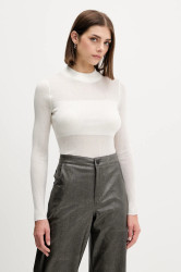 Svetr Hugo Blue Slumy_B dámský, béžová barva, 50543045