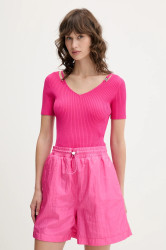 Svetr HUGO dámský, růžová barva, 50538223