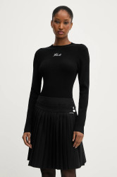 Svetr Karl Lagerfeld dámská, černá barva, A3W18025