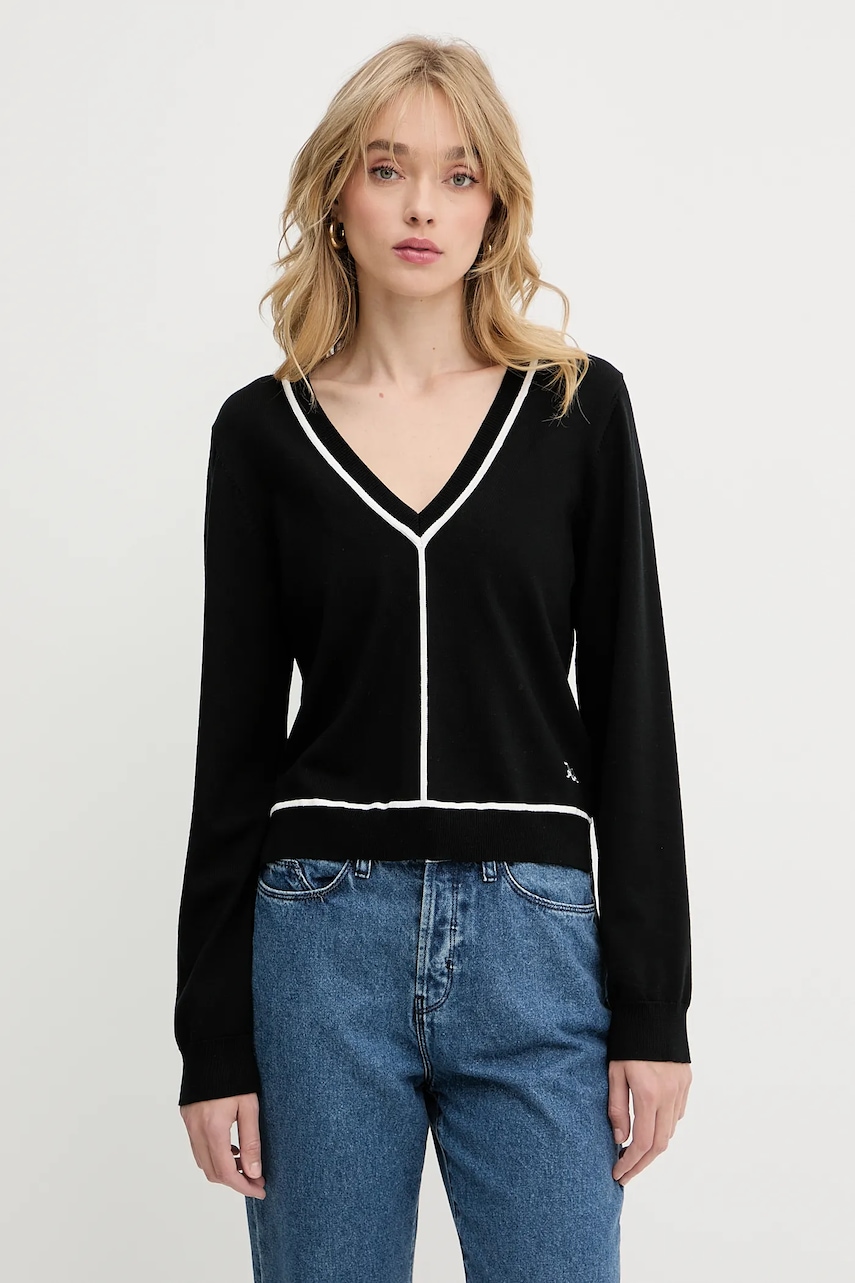 Svetr Karl Lagerfeld dámský, černá barva, A3W18023