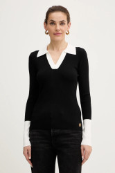 Svetr Karl Lagerfeld dámský, černá barva, A4W18043