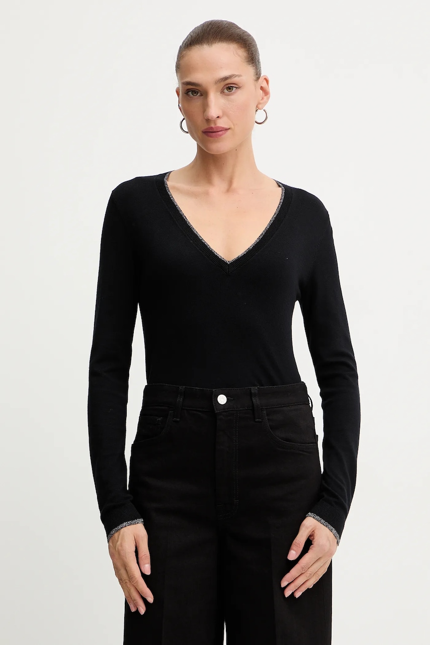 Svetr Liu Jo dámský, černá barva, MF5227 MS49I