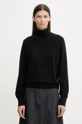 Svetr Marc O'Polo dámský, černá barva, s golfem, 5000007462