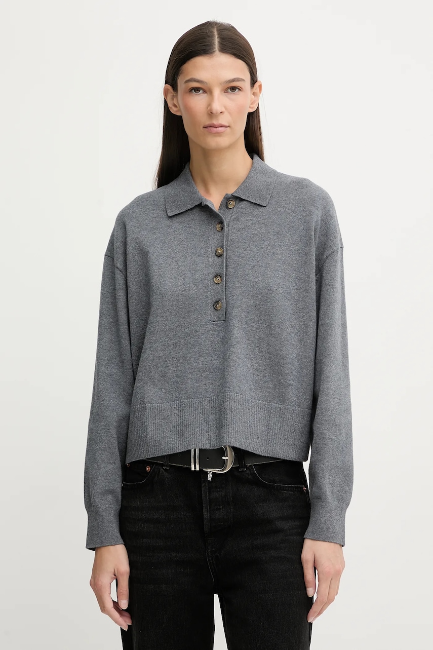 Svetr Marc O'Polo dámský, šedá barva, 5000007502