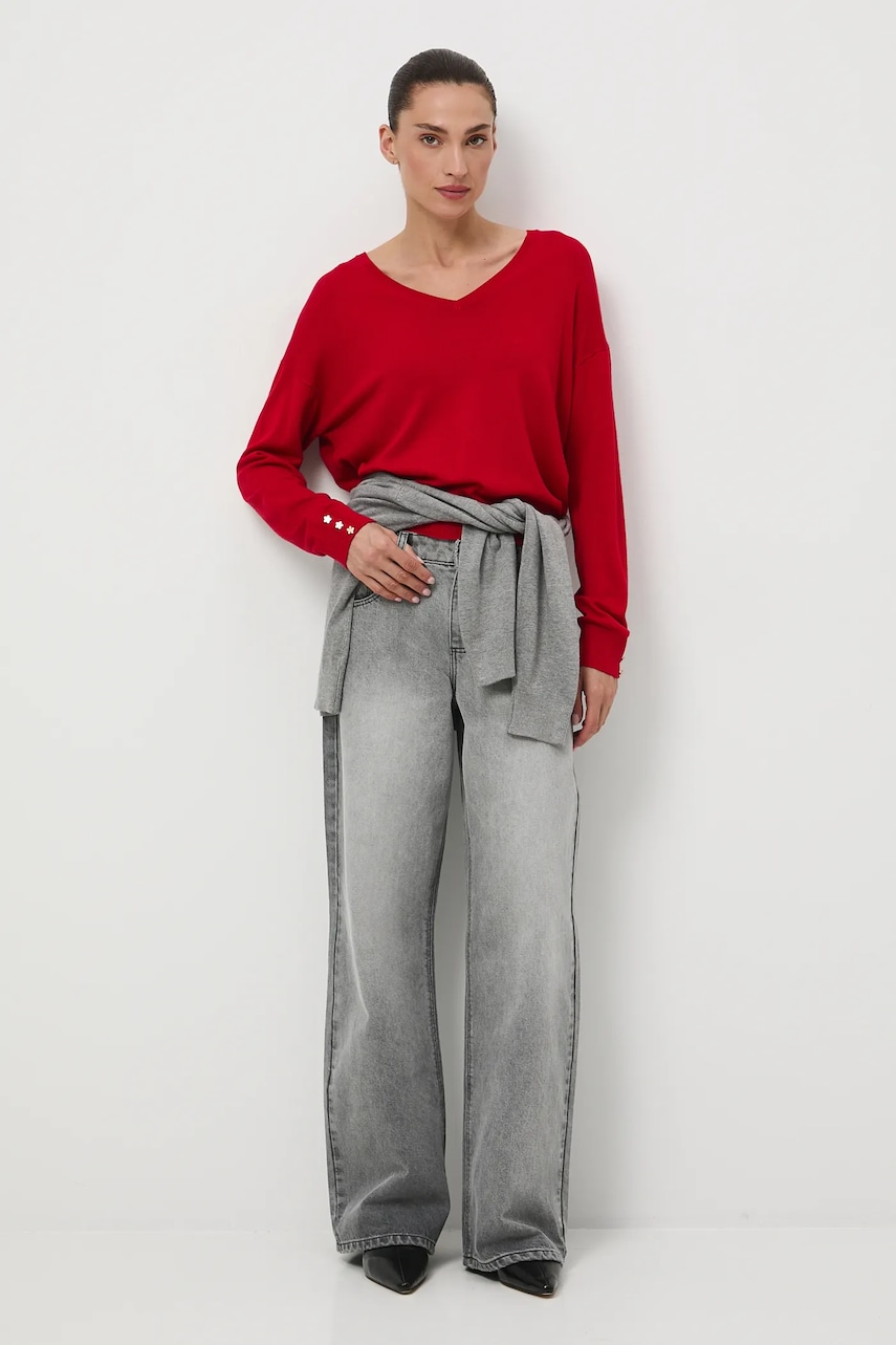 Svetr Medicine dámský, červená barva