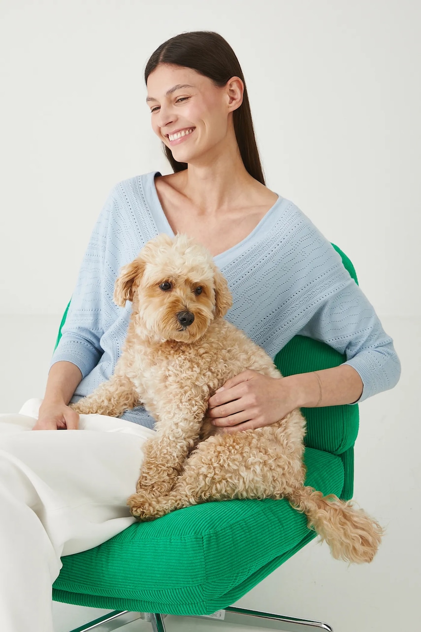 Svetr Medicine dámský, modrá barva