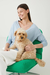 Svetr Medicine dámský, modrá barva