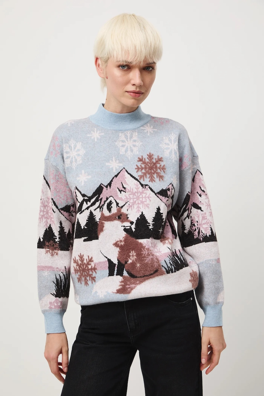 Svetr Medicine dámský, více barev, s pologolfem