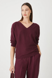 Svetr Medicine dámský, vínová barva