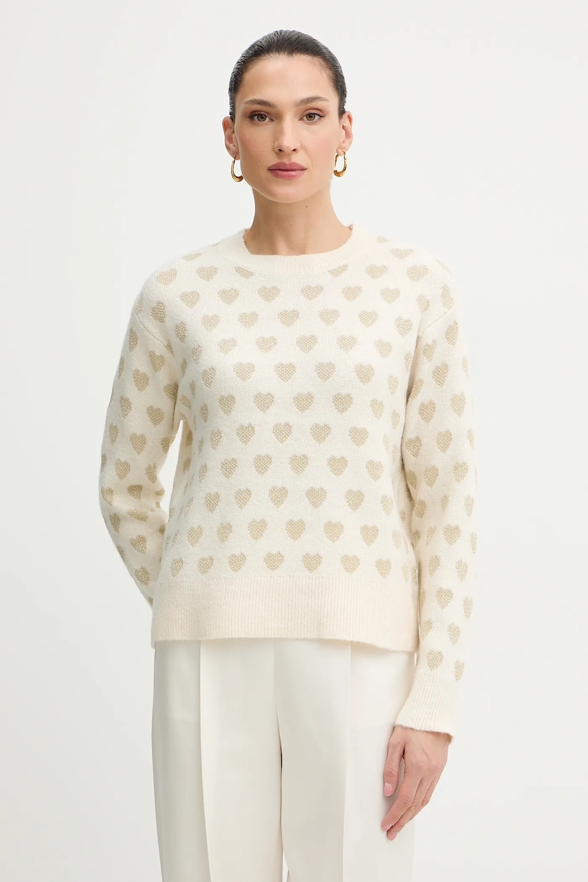 Svetr Morgan dámský, béžová barva, MCOEUR