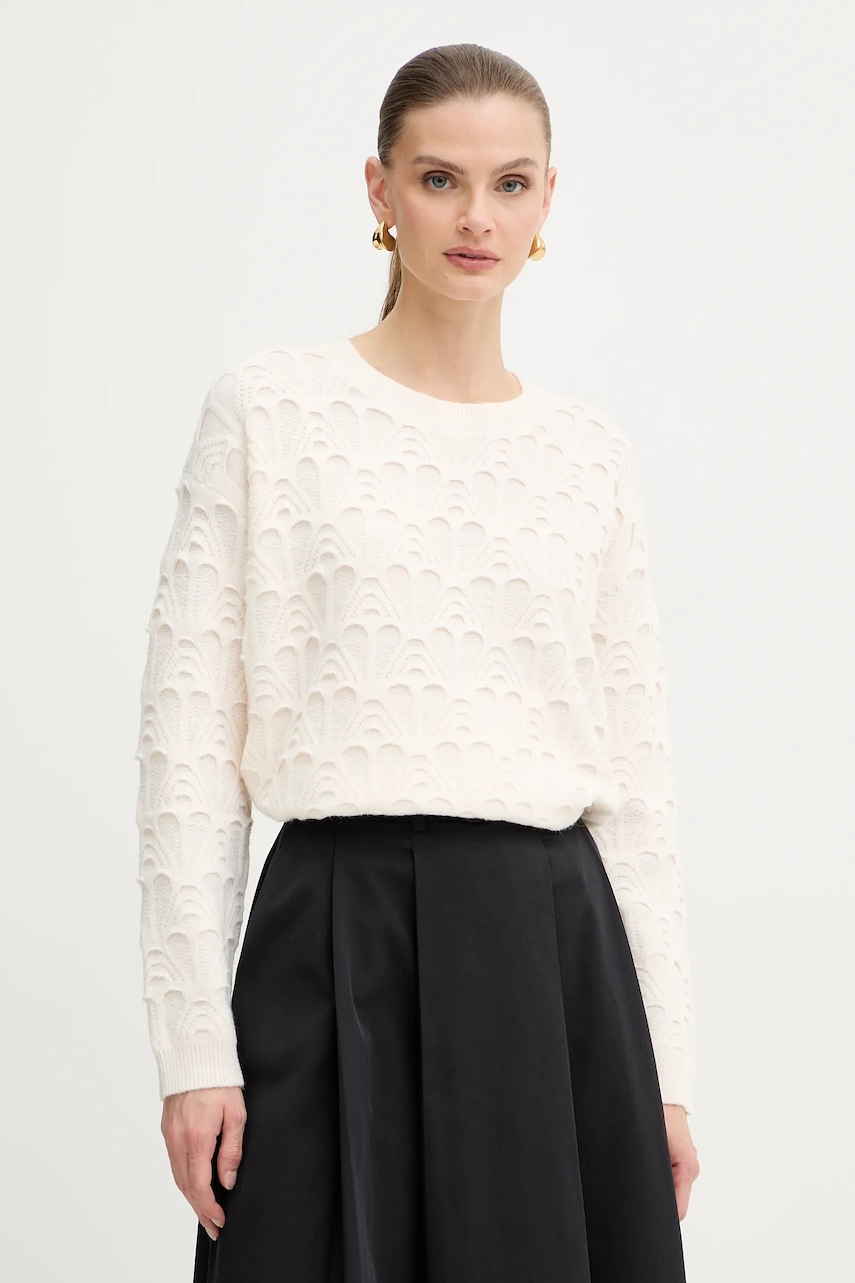 Svetr Morgan dámský, béžová barva, MEDINE