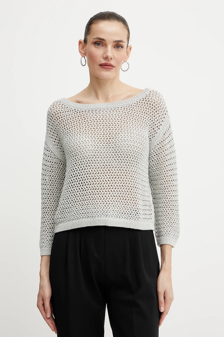 Svetr Morgan MBELINO dámský, šedá barva, MBELINO