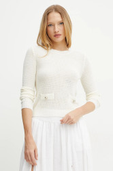 Svetr Morgan MSUNI dámský, béžová barva, MSUNI