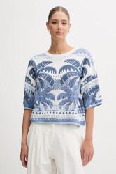 Svetr OUI dámský, modrá barva, 93170