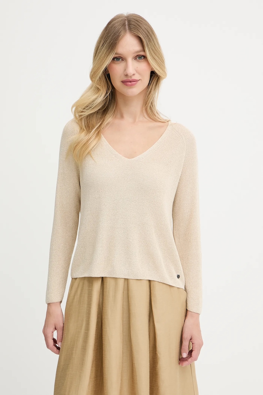 Svetr Pepe Jeans dámský, béžová barva, PL702309