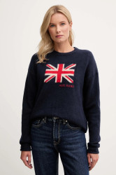 Svetr Pepe Jeans dámský, tmavomodrá barva, PL7000058