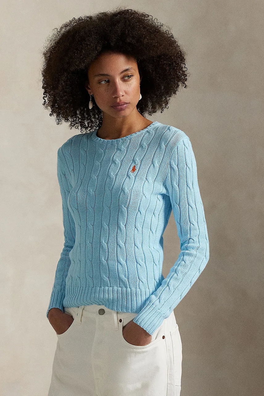 Svetr Polo Ralph Lauren dámský, modrá barva, 211971869