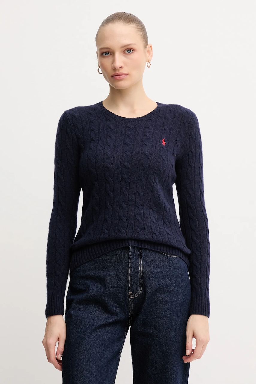 Svetr Polo Ralph Lauren dámský, tmavomodrá barva, 211971865