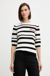 Svetr s příměsí kašmíru Twinset dámský, černá barva, 252TP3090