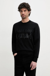 Svetr s příměsí kašmíru Versace Jeans Couture