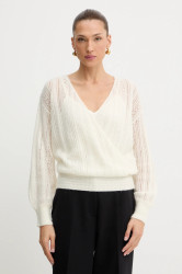 Svetr s příměsí vlny Guess IZABELLA béžová barva, W5BR90 Z3HQ0