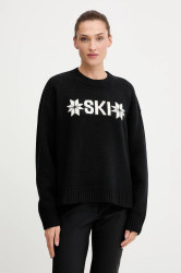 Svetr s příměsí vlny Helly Hansen BLISS černá barva, 54604