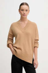 Svetr s příměsí vlny United Colors of Benetton zelená barva, 1244D403A