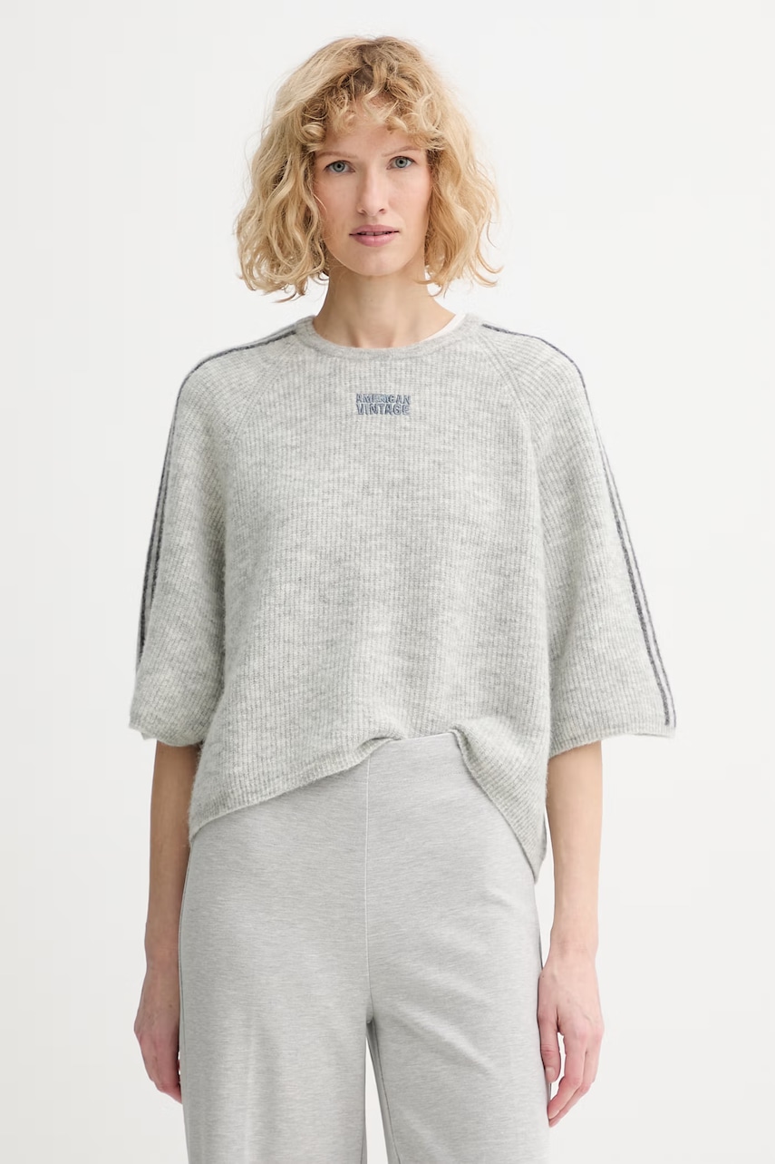 Svetr s příměsí vlny z alpaky American Vintage