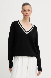 Svetr Silvian Heach OLIVIER dámský, černá barva, GPA25287MA