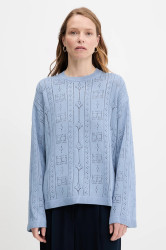 Svetr Tommy Hilfiger dámský, modrá barva, WW0WW45910