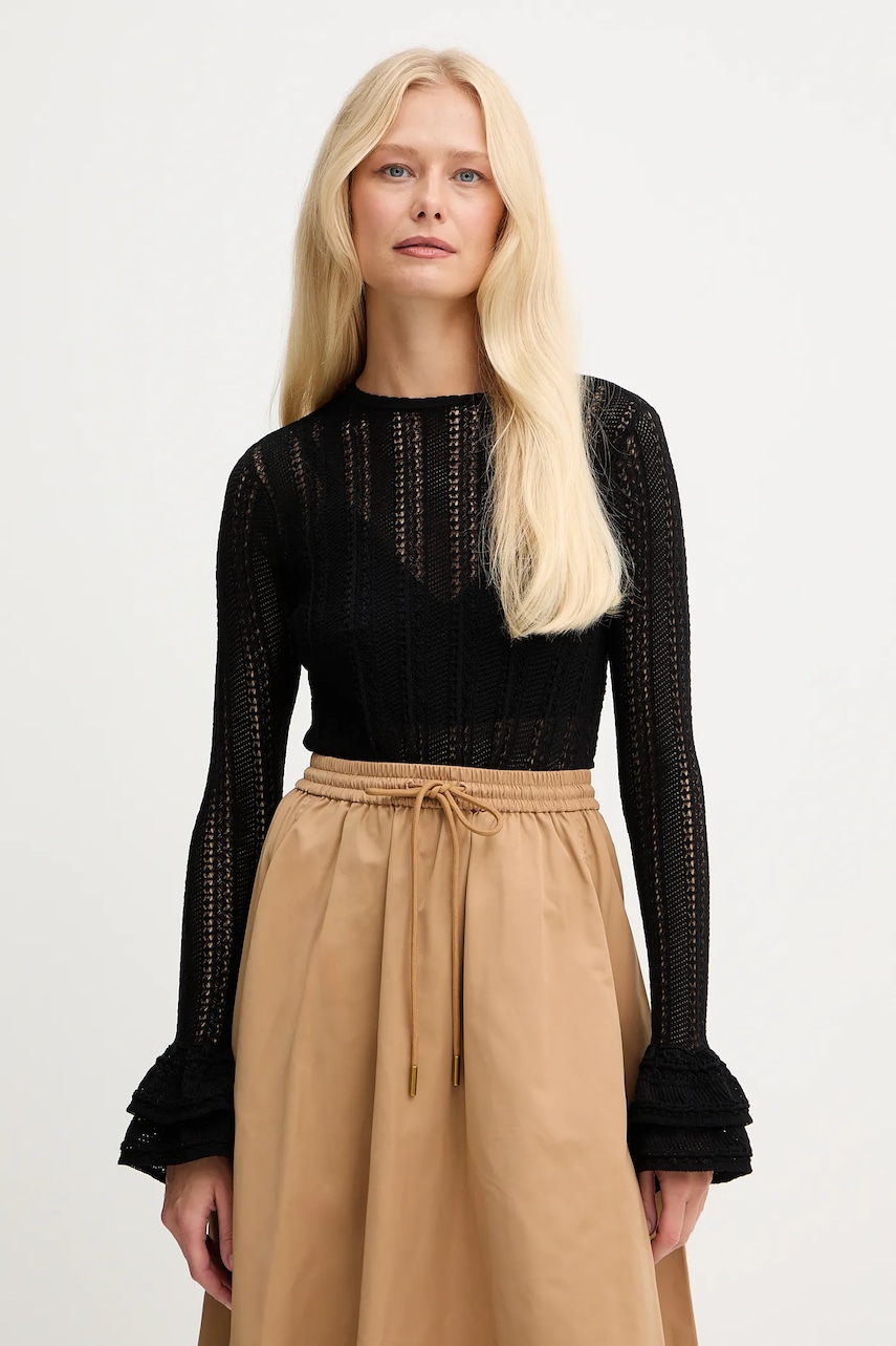 Svetr Twinset dámský, černá barva, 252TP3181